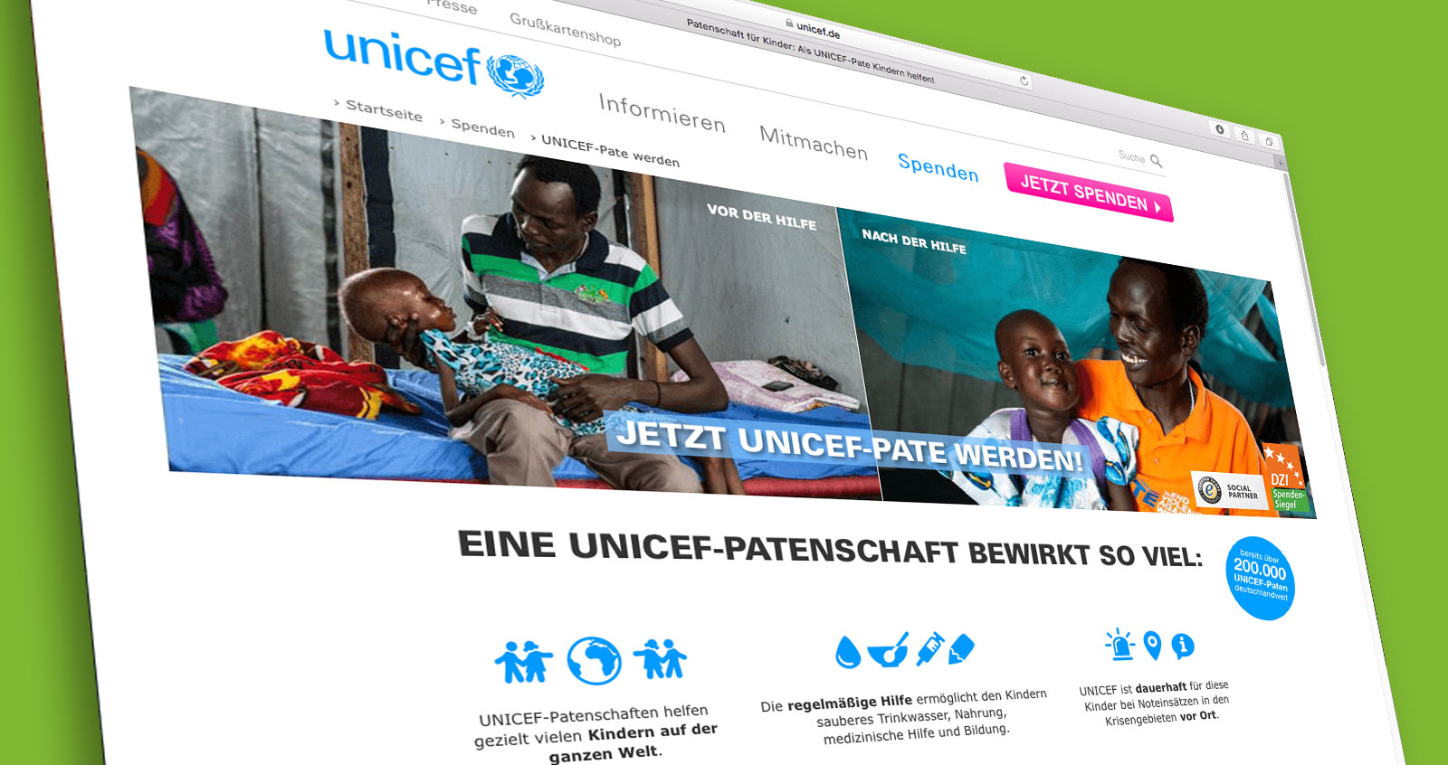 Unicef - Partnerschaft für Kinder - Offizielle Webseite